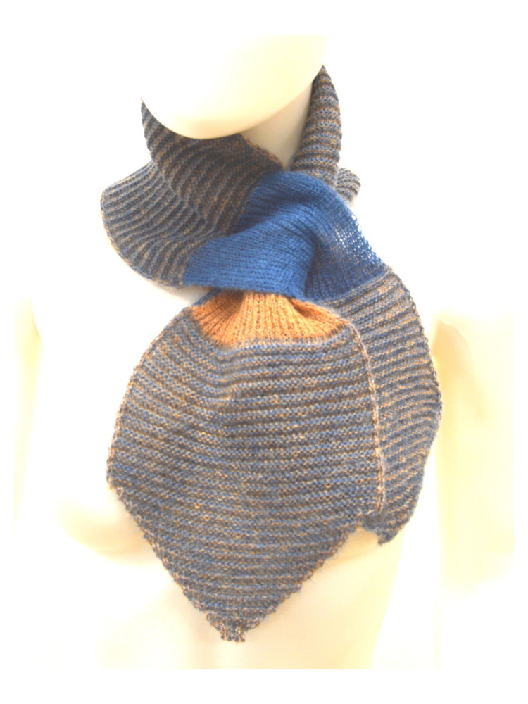 Écharpe cravate Mohair Jeans Écharpe cravate Mohair Jeans