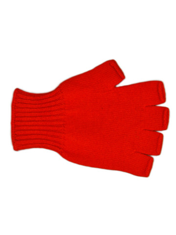 Mitaines pure laine femme déstockage - Orange