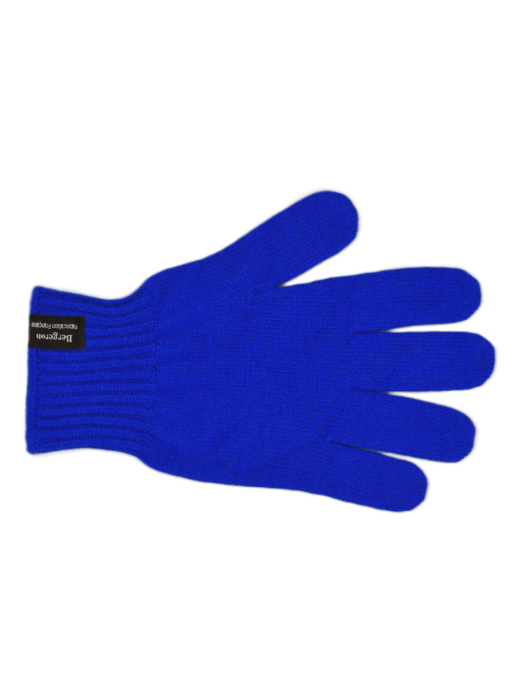 Gants laine déstockage - Bleu électrique Gants laine déstockage - Bleu électrique