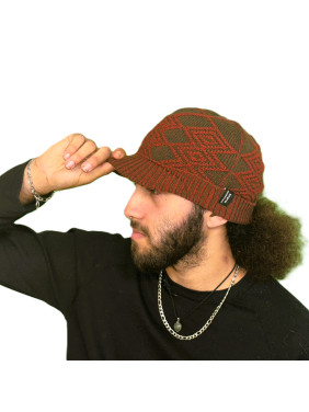 Casquette bonnet laine - Kaki