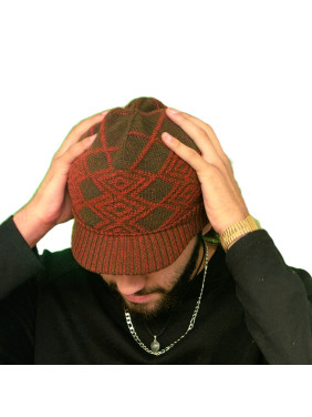 Casquette bonnet laine - Kaki