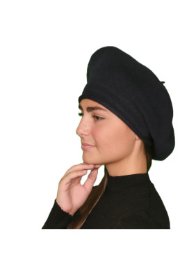 Béret laine femme marine