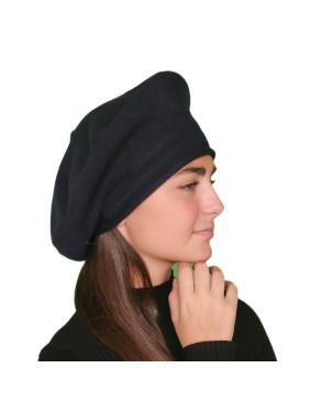 Béret laine femme marine