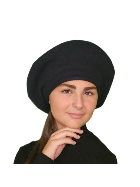 Béret laine femme marine