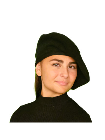 Béret laine femme noir