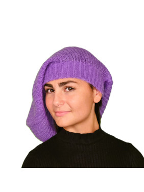 Bonnet Rasta femme lilas