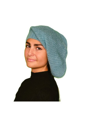 Bonnet Rasta femme turquoise