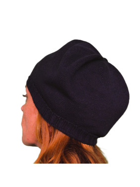 Bonnet de nuit coton Bio Bleu Marine