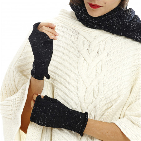 Mitaines cachemire femme fantaisie
