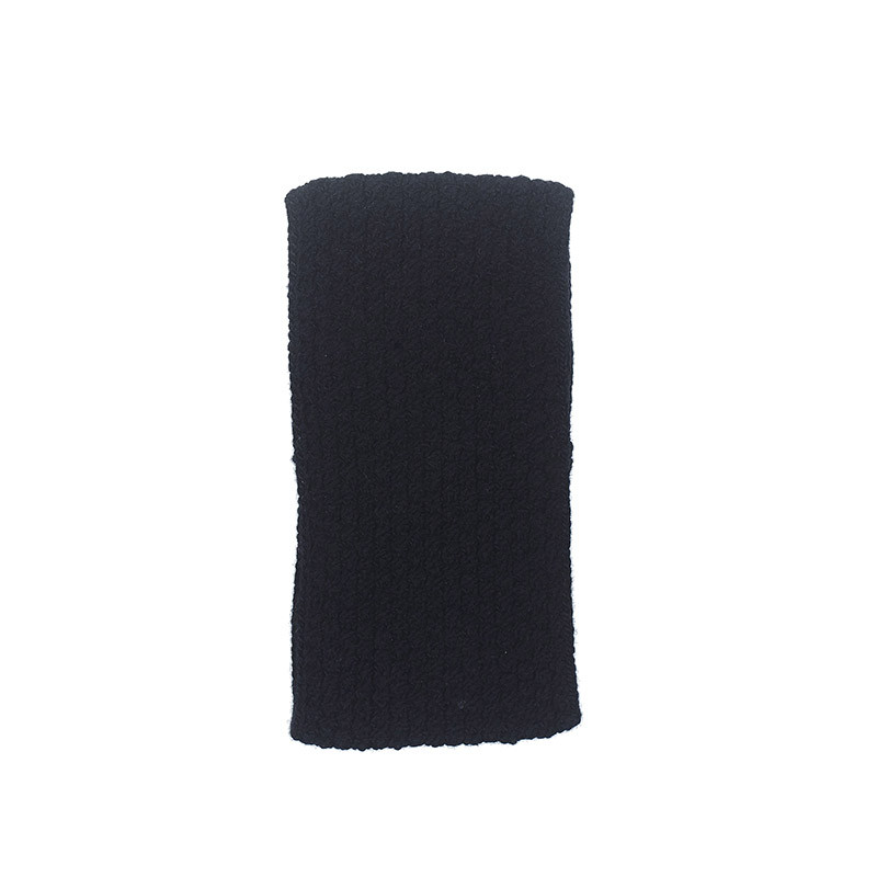 Bandeau hiver pure laine femme - noir Bandeau hiver pure laine femme - noir