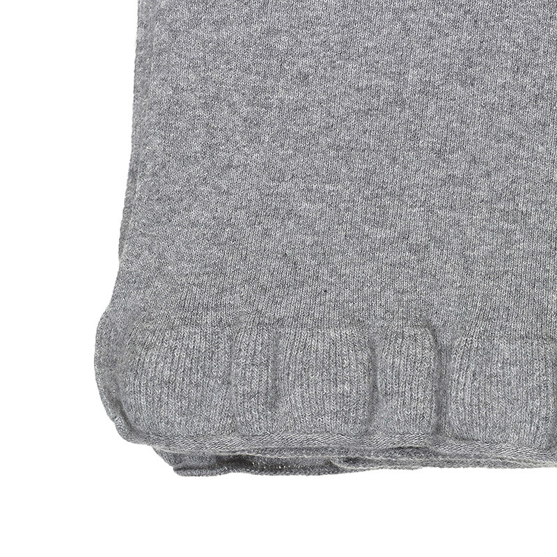 Grand châle pure laine femme - gris Grand châle pure laine femme - gris