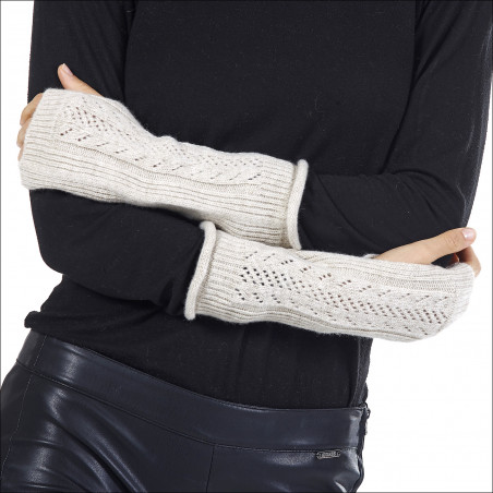 Mitaines fantaisie pure laine