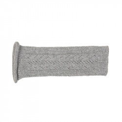 Mitaines fantaisie pure laine femme - gris