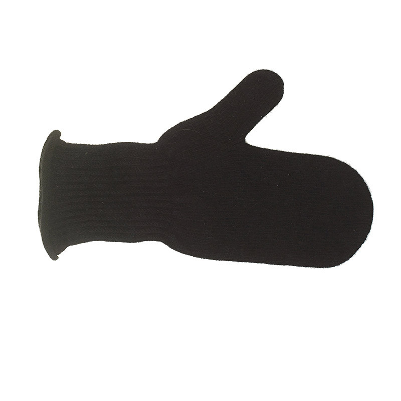 Moufles pure laine - noir Moufles pure laine - noir
