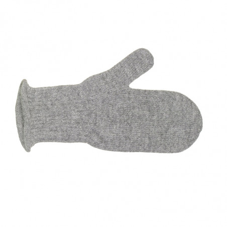 Moufles pure laine - gris