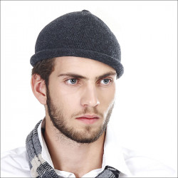 Bonnet Breton MIKI pure laine - anthracite