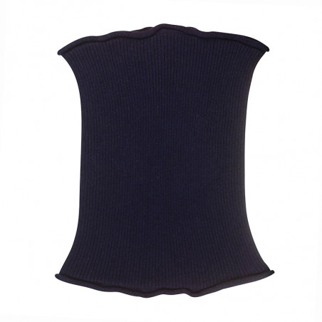 Snood ou faux-col femme cachemire - bleu marine