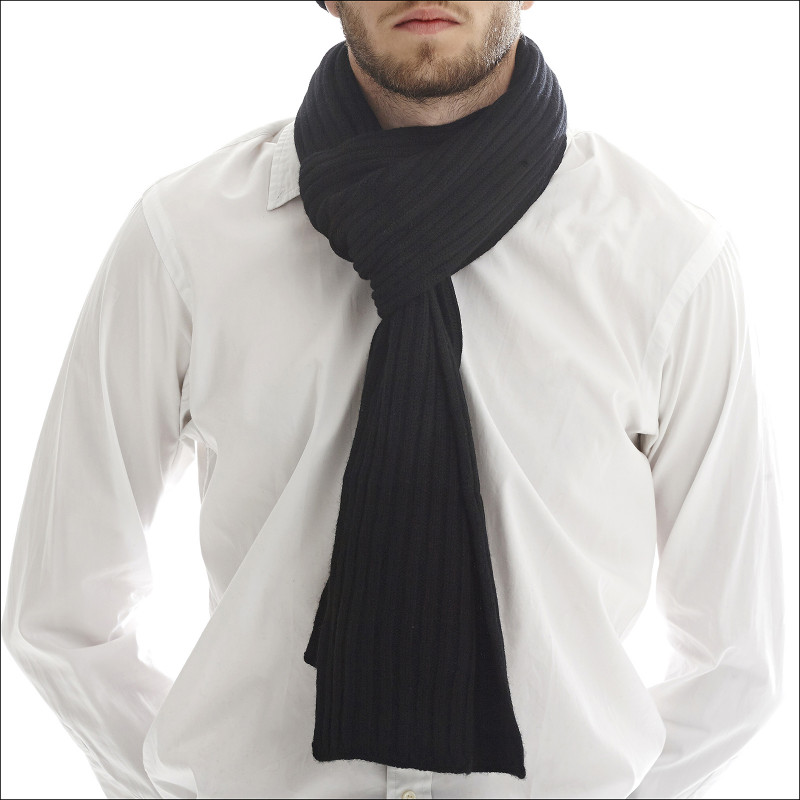 Foulard Homme Laine et Soie