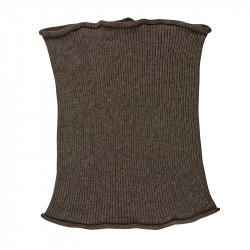 Snood ou faux-col femme cachemire - marron