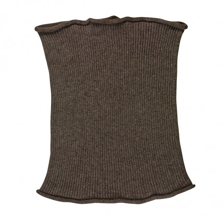 Snood ou faux-col femme cachemire - marron