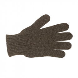 Gants classiques pure laine - marron