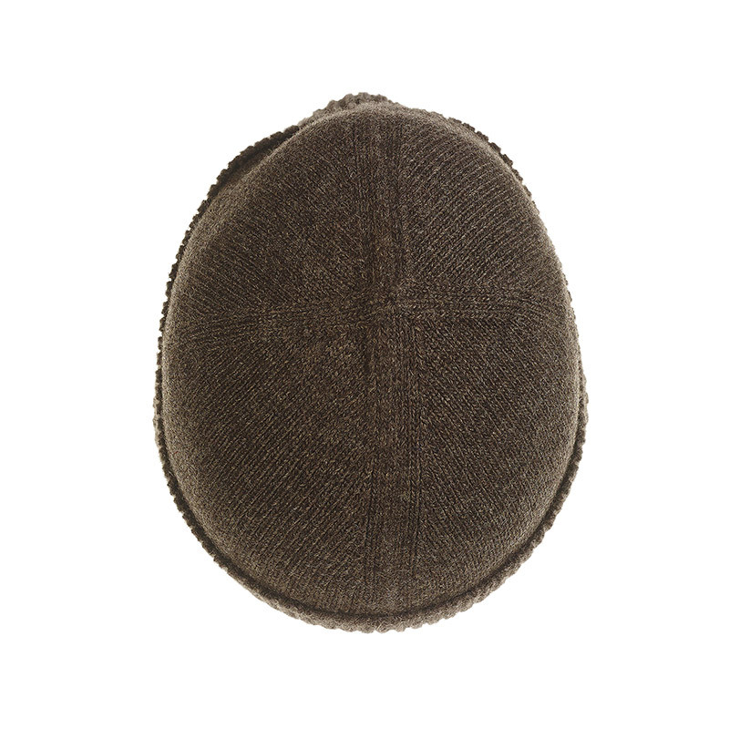 Bonnet classique pure laine - marron Bonnet classique pure laine - marron