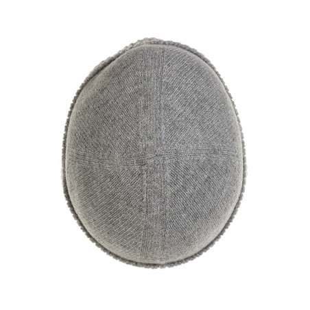 Bonnet classique pure laine - gris