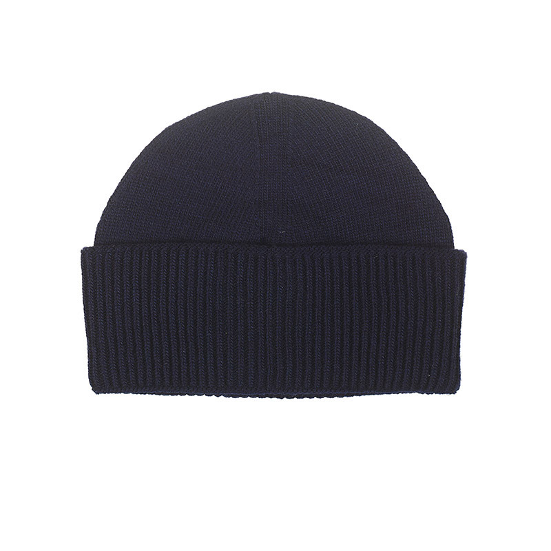 Bonnet robuste 100% laine homme - bleu marine Bonnet robuste 100% laine homme - bleu marine