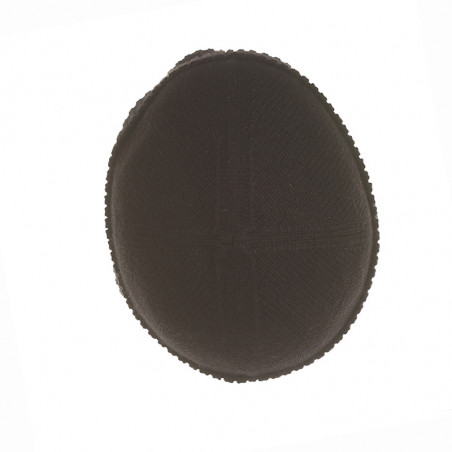 Bonnet classique 100% cachemire homme - noir