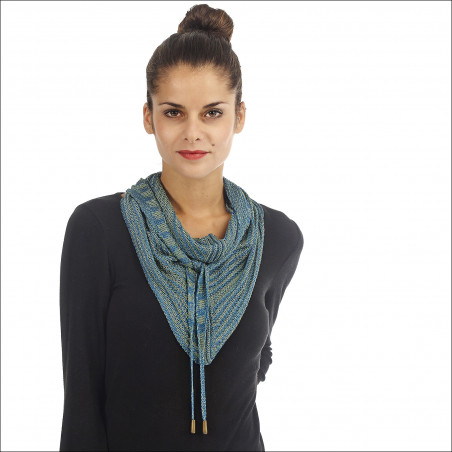 Foulard soie femme fichu 100% soie
