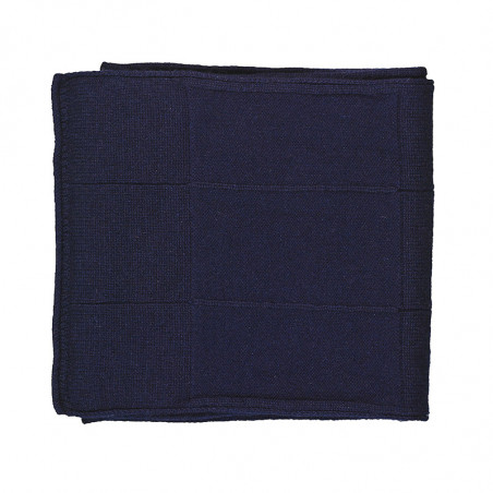 Ensemble classique cachemire femme bonnet gants écharpe - bleu marine