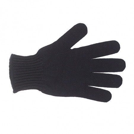 Gants classiques pur cachemire femme - bleu marine