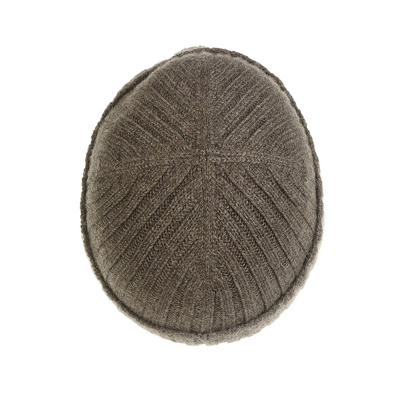 Bonnet moelleux pur cachemire femme - marron Bonnet moelleux pur cachemire femme - marron