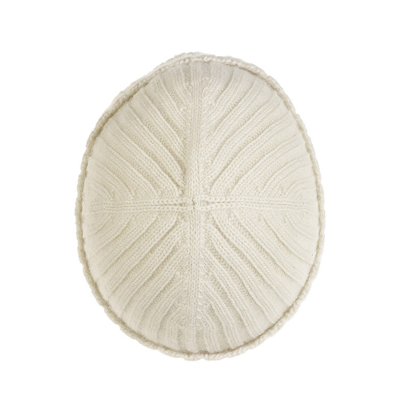 Bonnet épais cachemire homme - écru Bonnet épais cachemire homme - écru