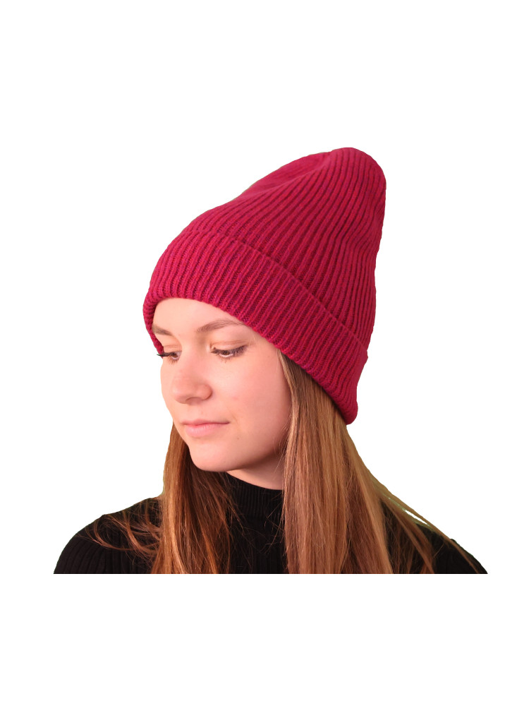 grand bonnet loose laine prune grand bonnet loose laine prune