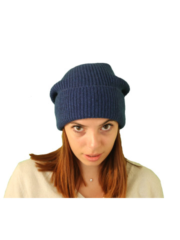 grand bonnet loose laine marine