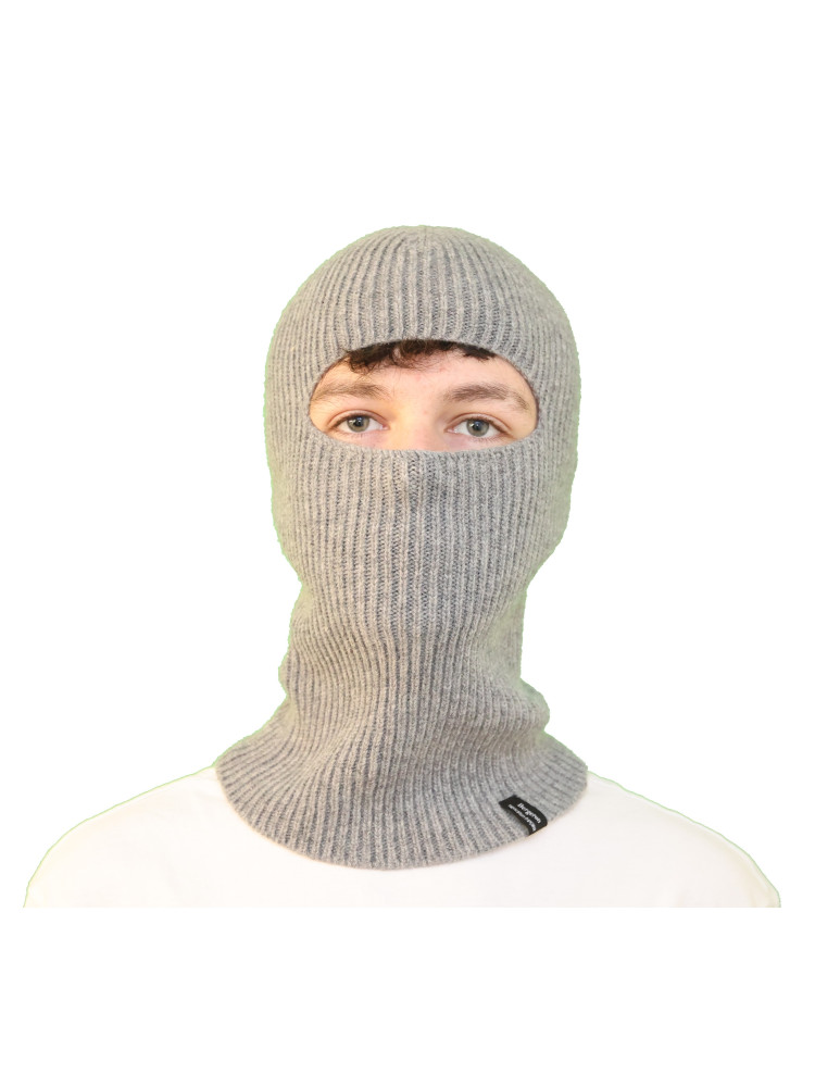Cagoule pure laine grise Cagoule pure laine grise