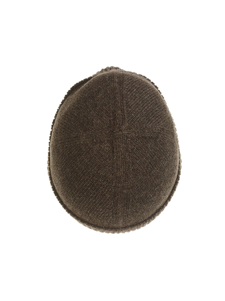 Bonnet classique pure laine - marron Bonnet classique pure laine - marron