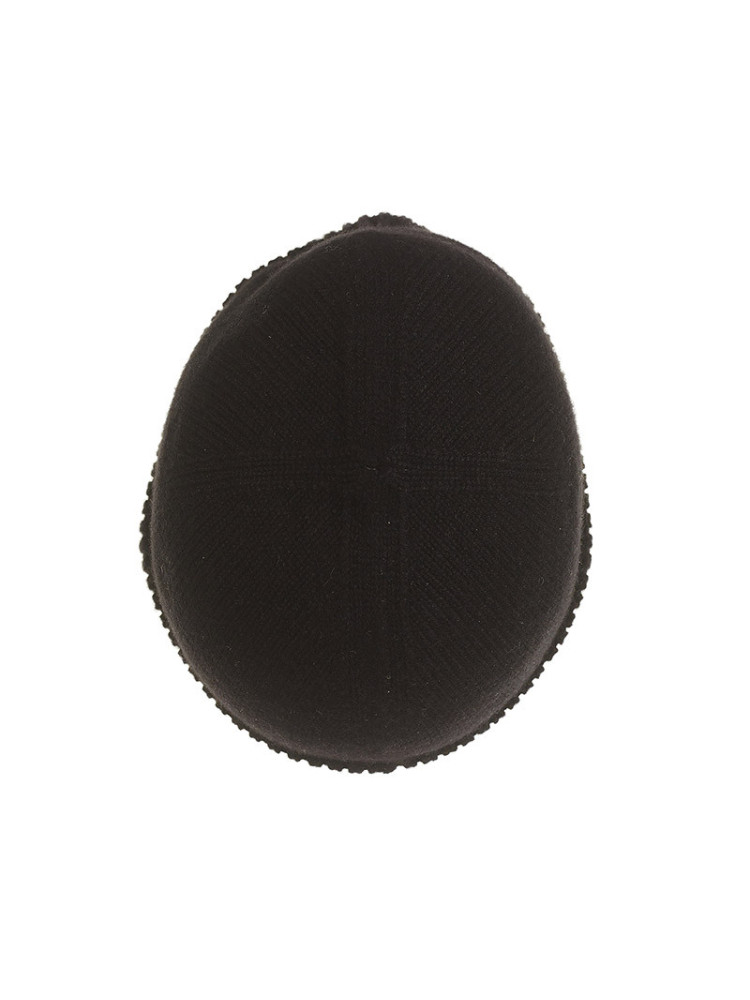 Bonnet classique pure laine - noir Bonnet classique pure laine - noir