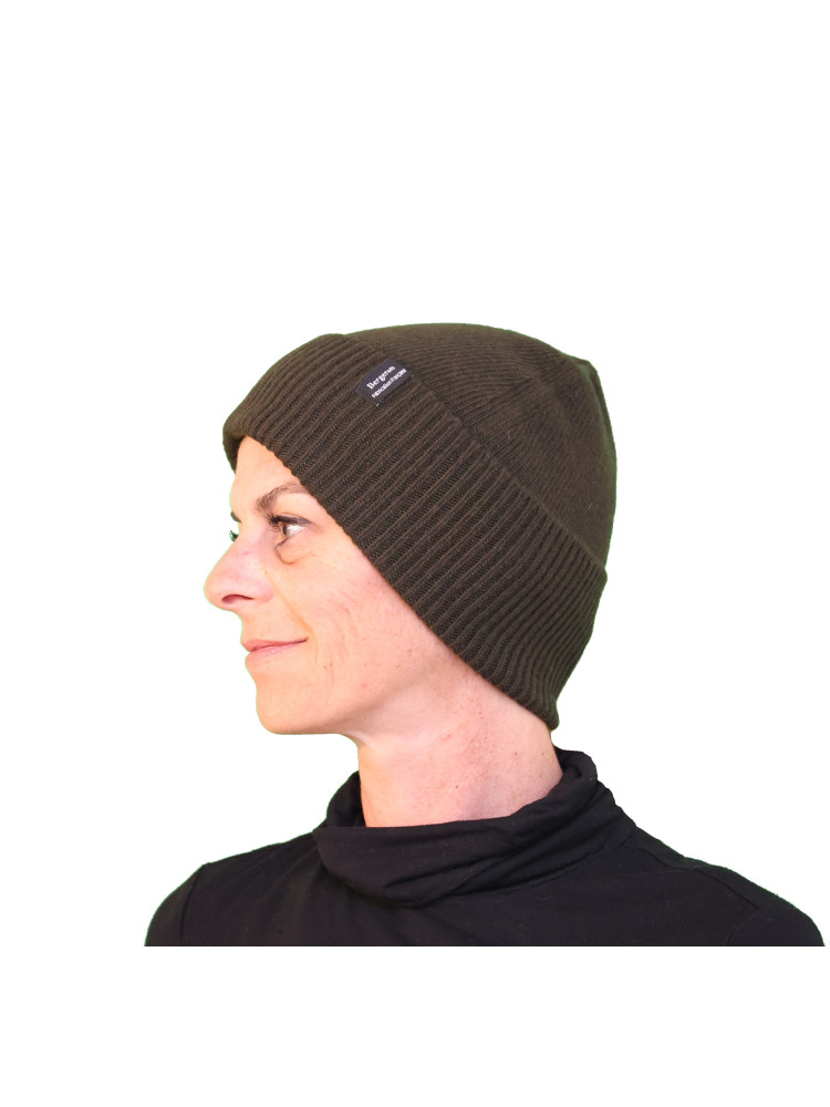 Bonnet classique pure laine - marron foncé Bonnet classique pure laine - marron foncé