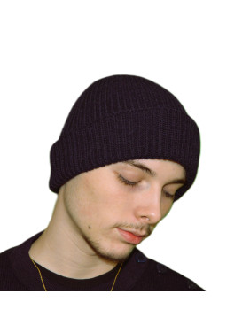 Bonnet fil recyclé Marine