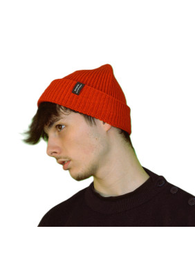 Bonnet fil recyclé Rouge