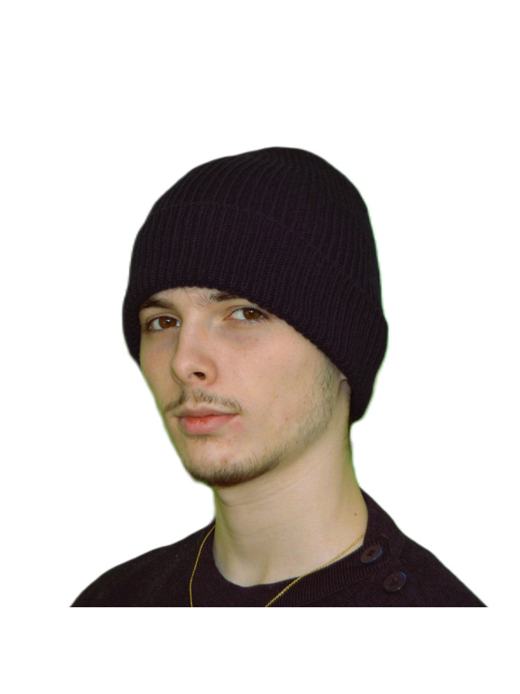 Bonnet laine et cachemire Marine Bonnet laine et cachemire Marine