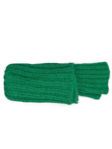 Guêtres bras et jambes mohair vert
