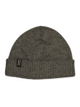 Bonnet cachemire recyclé asphalte