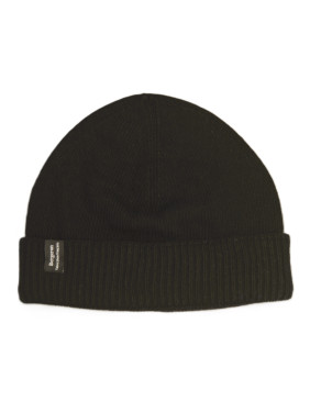 Bonnet cachemire recyclé noir