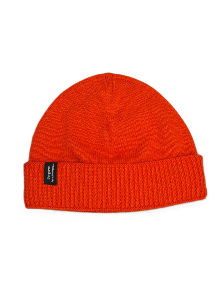 Bonnet cachemire recyclé orange Bonnet cachemire recyclé orange