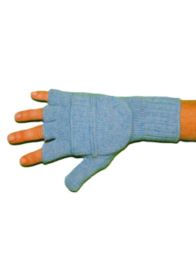 Mitaines moufles bleu ciel