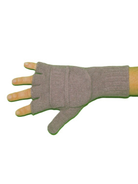 Mitaines moufles mauve