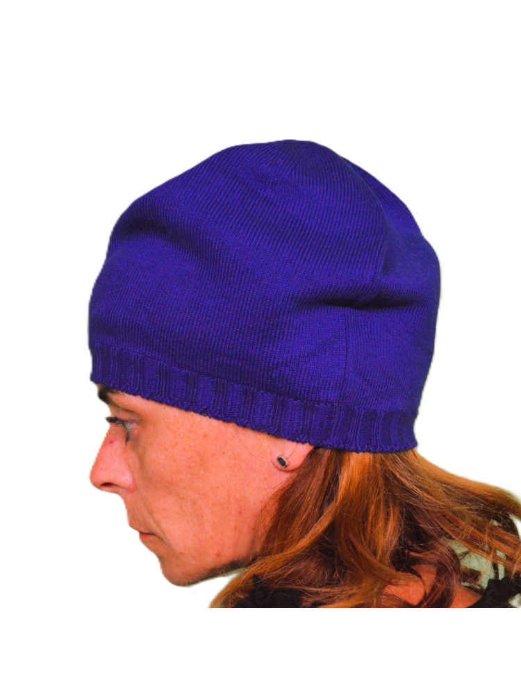 Bonnet de nuit coton Bio Bleu électrique Bonnet de nuit coton Bio Bleu électrique